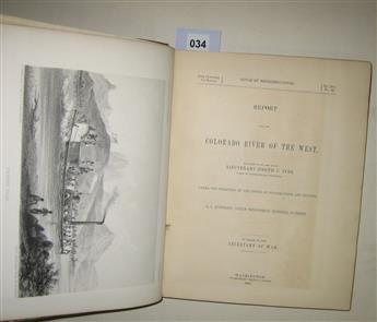 (ARIZONA.) Ives, Joseph Christmas. Report upon the Colorado River of the West.